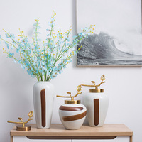 景德镇陶瓷花瓶 家居装饰品创意摆件 房间客厅中式工艺品简约现代