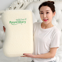 RoyalDiary泰国纯正的乳胶含量93%皇家日记进口负离子助眠美容平滑乳胶枕头枕