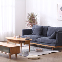 「光阴沙发」北欧实木布艺沙发经典表情设计简约现代家具