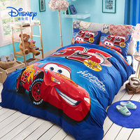 Disney迪士尼儿童全棉床单被套枕套男女床上用品四件套蜘蛛侠卡通